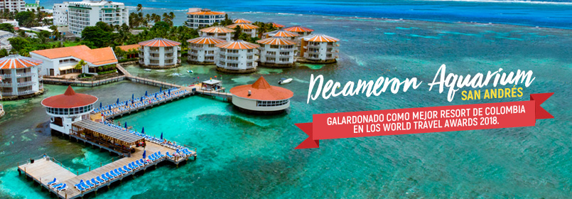 ¡Nuestro Decameron Aquarium recibe el galardón a Mejor Resort de Colombia con los World Travel Awards 2018!