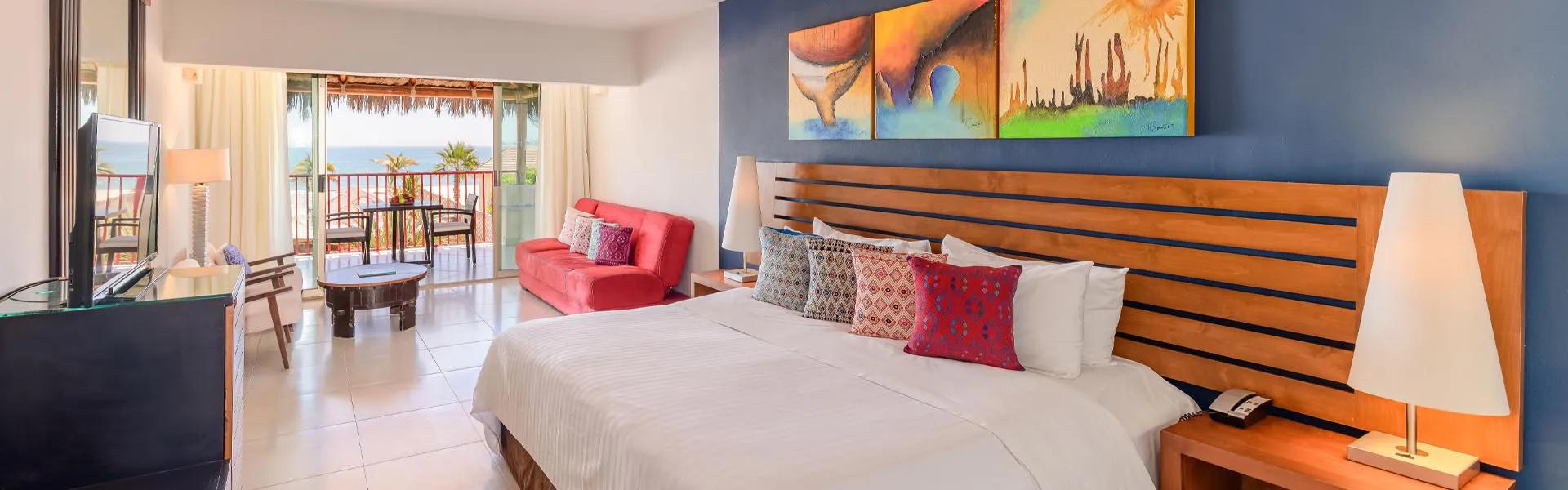 Habitaciones Grand Decameron Los Cabos Habitaciones de Grand Decameron Los Cabos frente al mar