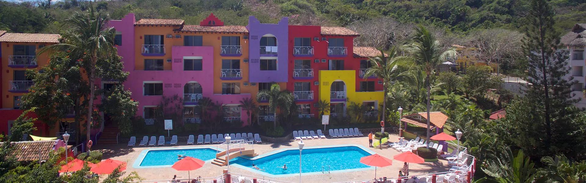 Decameron Los Cocos Decameron Los Cocos all-inclusive resort in Rincon de Guayabitos, Mexico.
