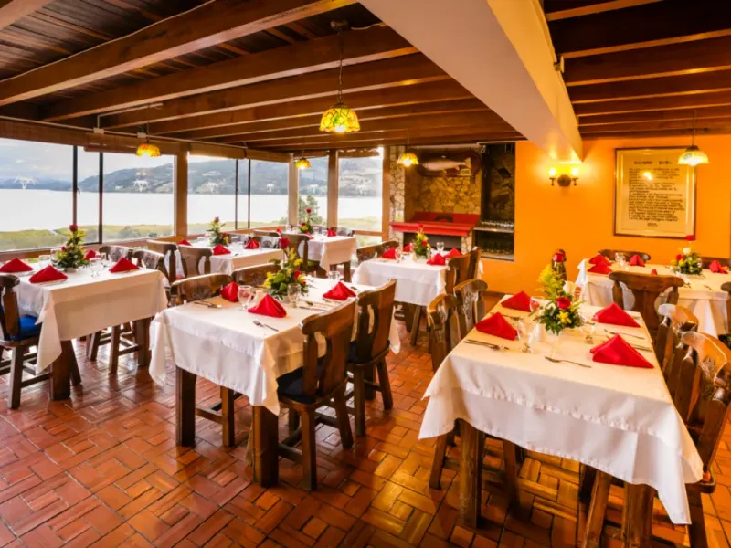 Restaurante El Rancho - Café da manhã Buffet - Almoço e jantar à la carte Refugio Rancho Tota Boyacá Restaurante El Rancho - Café da manhã Buffet - Almoço e jantar à la carte Refugio Rancho Tota Boyacá