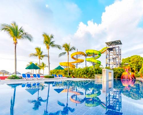 Three-Lane Waterslide Grand Decameron Panama, A Trademark All Inclusive Farallón Three-Lane Waterslide Grand Decameron Panama, A Trademark All Inclusive Farallón