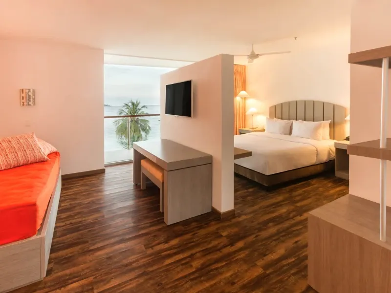 Acomodação Superior Vista ao Mar Decameron Isleño San Andrés Acomodação Superior Vista ao Mar Decameron Isleño San Andrés