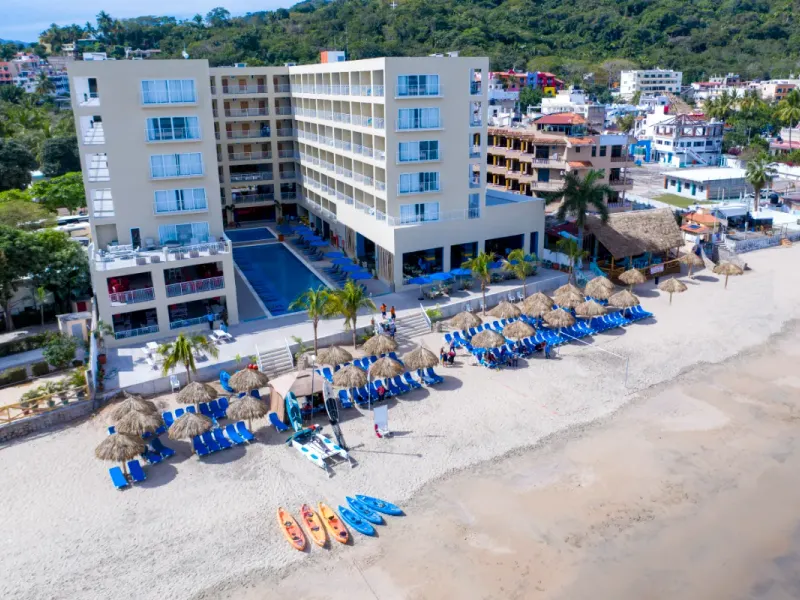 Vista panorâmica Decameron La Marina, Ramada All Inclusive Rincón de Guayabitos Vista panorâmica Decameron La Marina, Ramada All Inclusive Rincón de Guayabitos