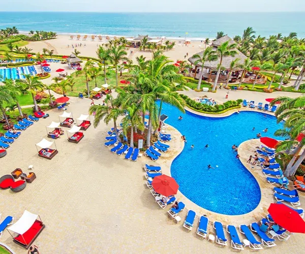 Aproveite o sol entre piscinas e praia Royal Decameron Punta Centinela Santa Elena Aproveite o sol entre piscinas e praia Royal Decameron Punta Centinela Santa Elena